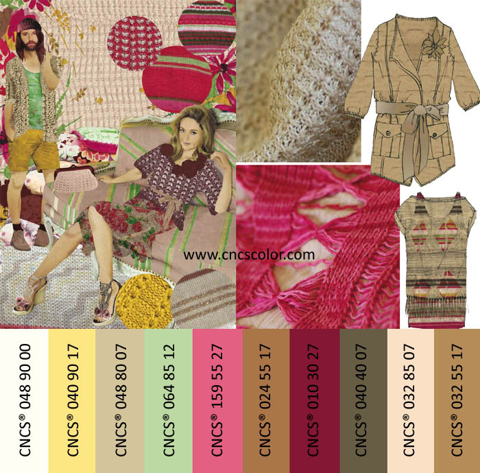 2012年春夏女装针织与纱线色彩流行趋势(图)