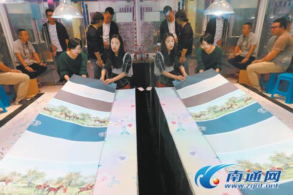 中国家纺画稿交易会南通开幕 1.5万幅画稿参展交易